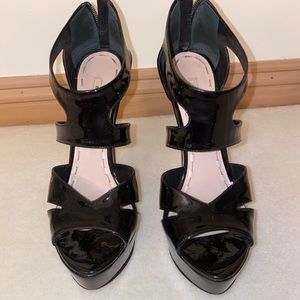 Miu Miu Black Shiny Heels